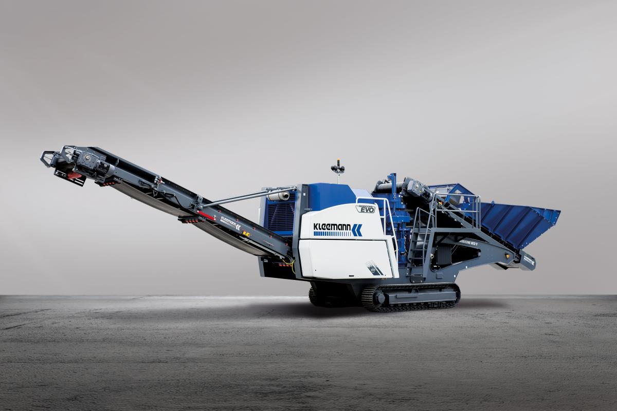 Kleemann showcases its new mobile cone crusher MCO 9 EVO at Intermat