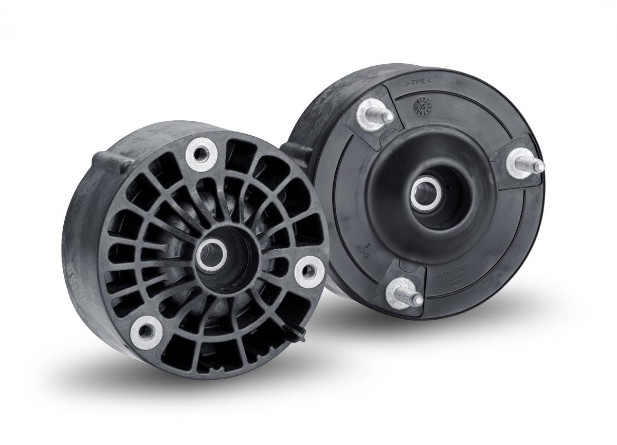 ContiTech develops world’s first polyamide strut mount for passenger car chassis